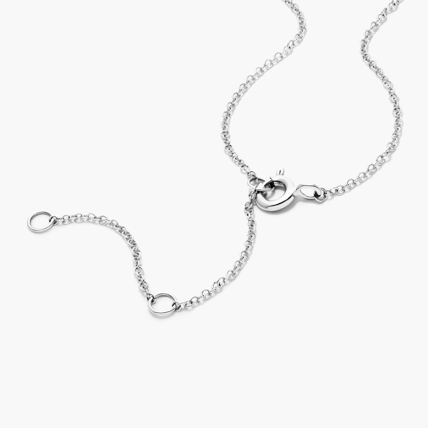 IGI Certified Lab-Grown Diamond Heart Necklace in 925 Sterling Silver | D-F Color, VS1-VS2 Clarity